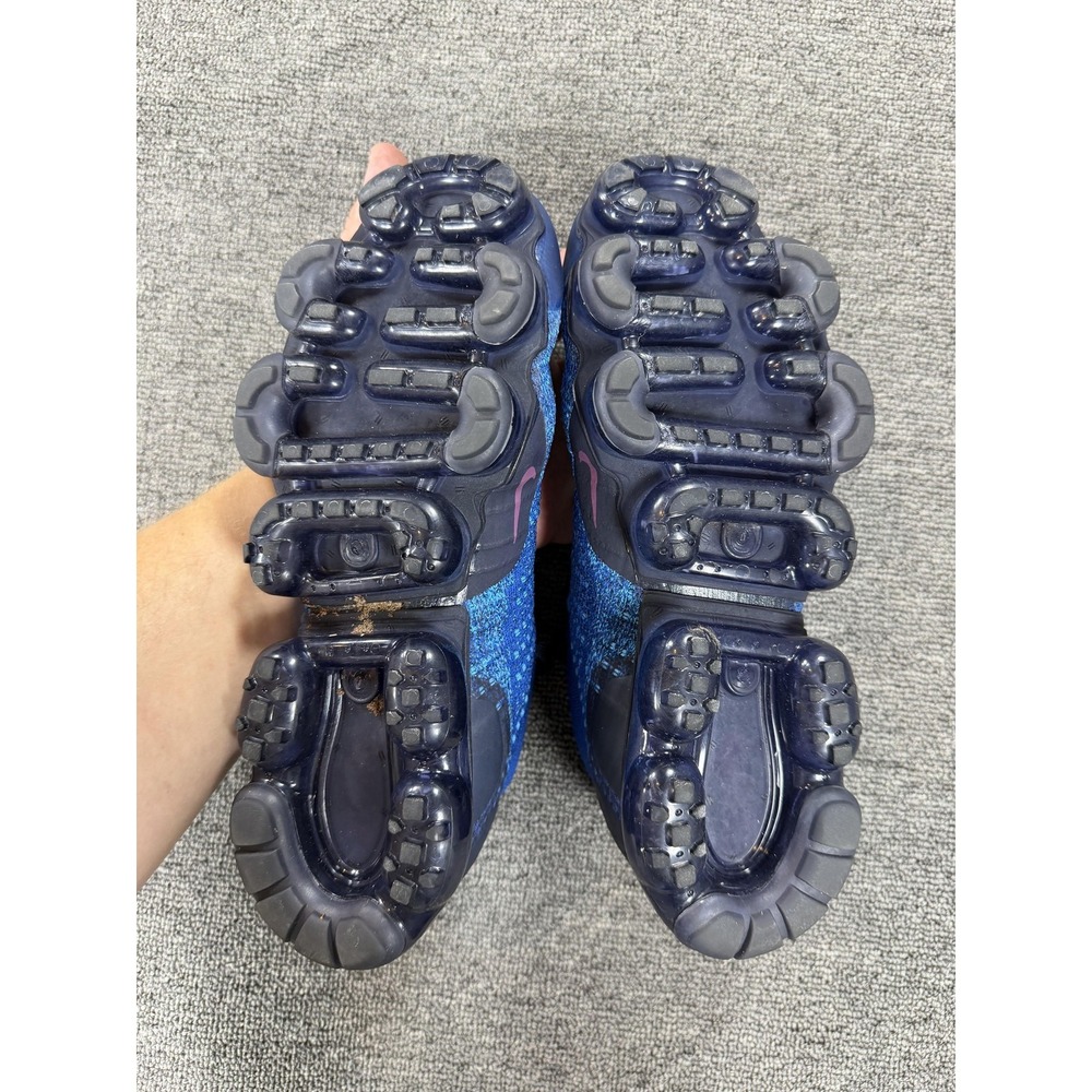 Nike Air VaporMax Flyknit 2 Shoes Mens 8 Blue Maroon Sneakers 942842-401 - Picture 11 of 14
